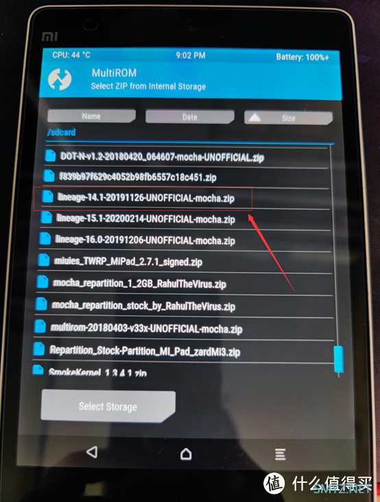 旧MI PAD1重获新生-MultiROM为你部署DotOS1.2和lineageOS14.1 多系统刷机篇[ 小米平板1刷安卓多系统]