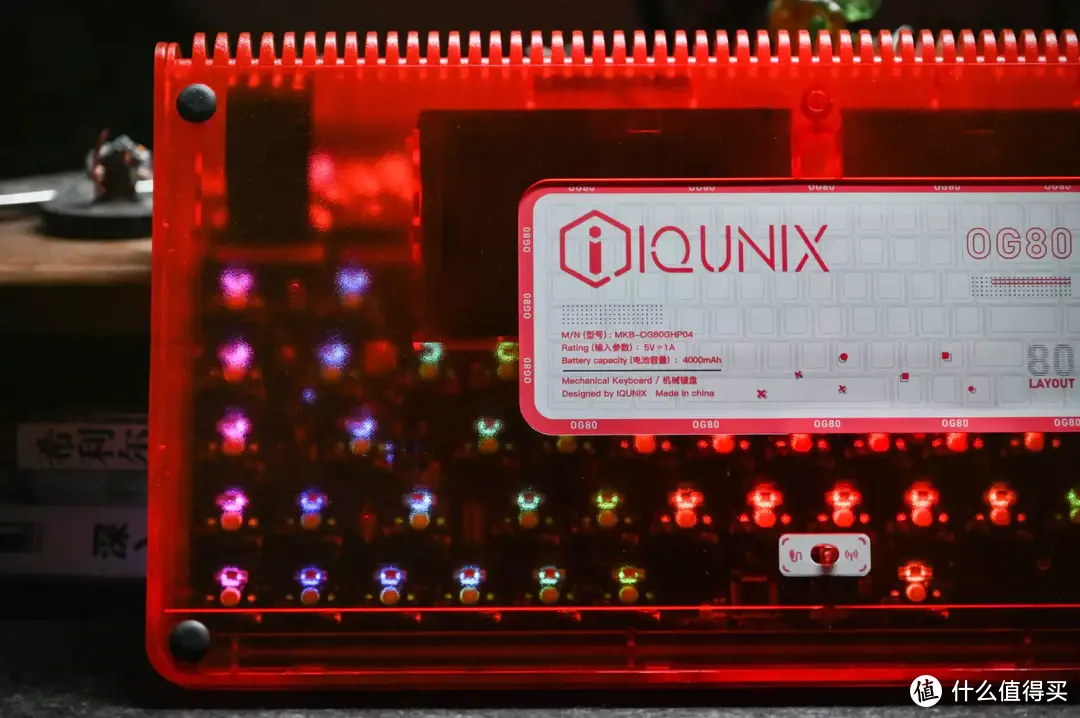 键盘鼠标不嫌多 篇七：红色诱惑，IQUNIX OG80快乐贩卖机评测