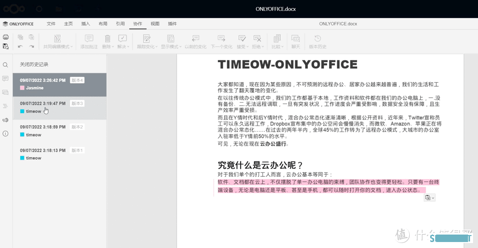 免费无广告 NAS就能搭 团队协作办公神器-ONLYOFFICE