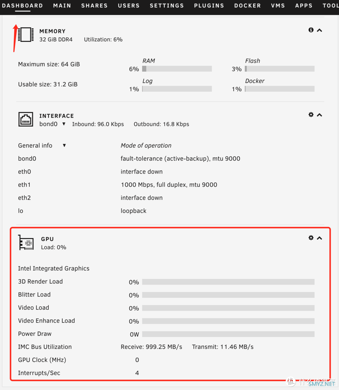 NAS备忘录 篇三十四：UNRAID 如何添加 GPU 仪表盘并开启核显（不用再敲代码了）