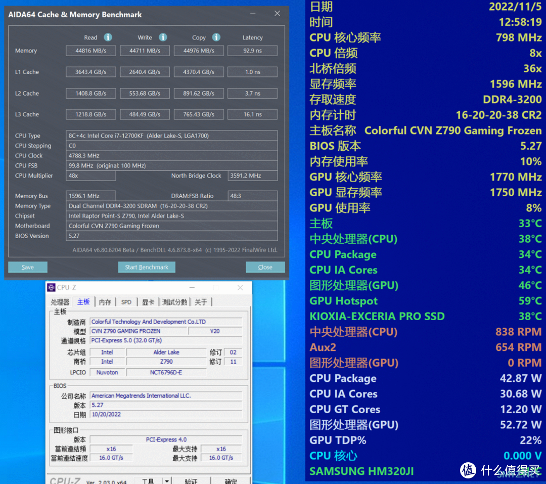 又大又白谁不爱？七彩虹Z790 GAMING FROZEN DDR4主板详细评测