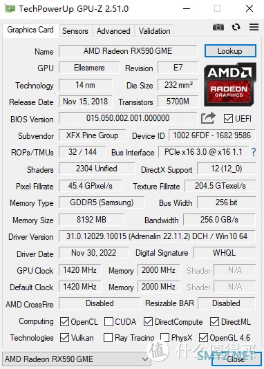 懒猫的随手记 篇二：捡垃圾上瘾，讯景xfx rx590gme矿卡再入手