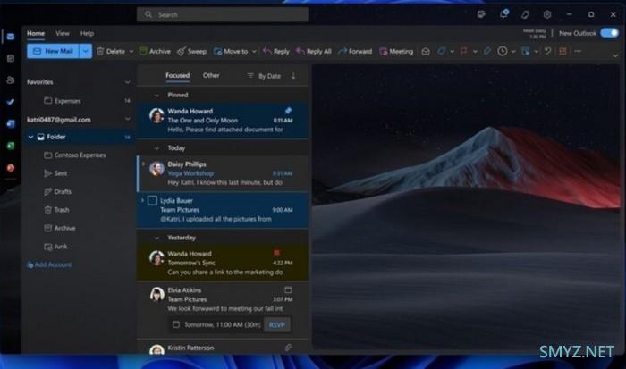 微软 Outlook for Windows 应用将取代邮件、日历和人脉等应用