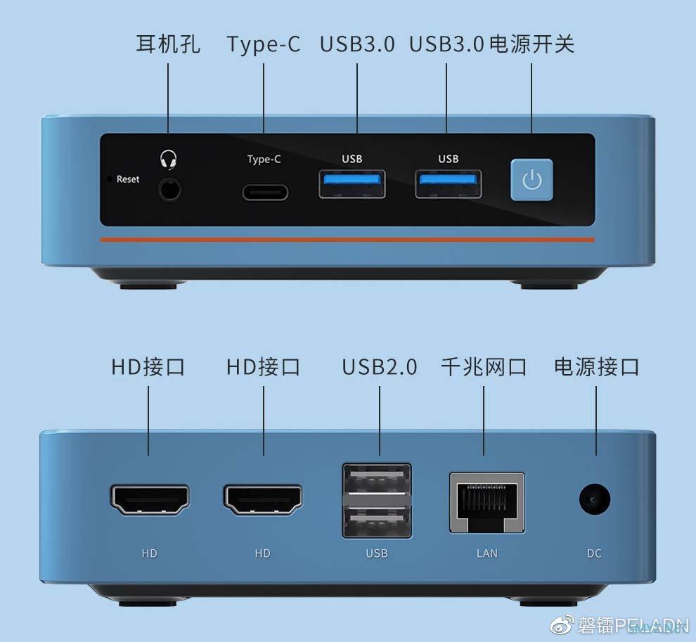 磐镭发布新款 WI-6 迷你主机：搭N100处理器、拓展丰富