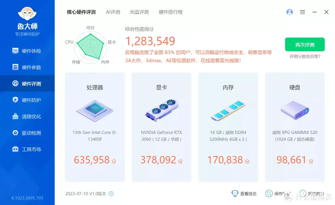 这都2023年了，13代i5-13400F+RTX 3060还够用吗？华硕天选X 2023游戏主机体验分享