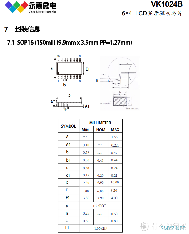 LCD驱动芯片VK1024B兼容HT系列驱动芯片，体积更小