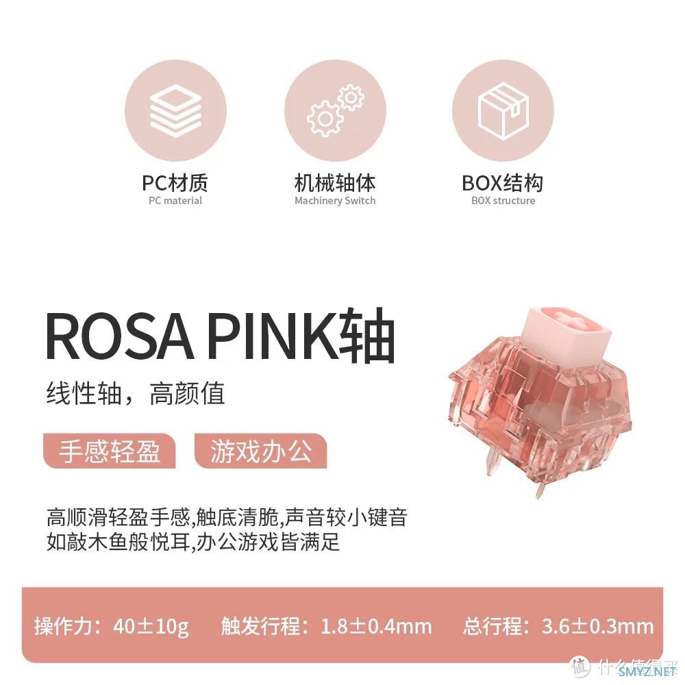 数码 篇二十七：谁能拒绝猛男粉？——凯华ROSA PINK（粉色蔷薇）轴体验