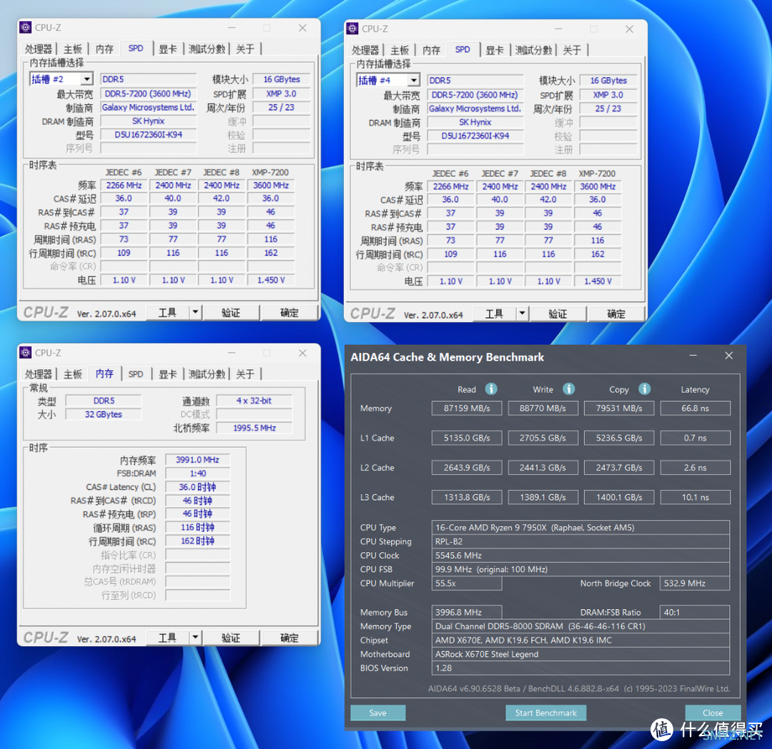 高配AMD平台主机配置怎么选？7950X+华擎X670E钢铁传奇+4080金属大师显卡+DDR5内存装机