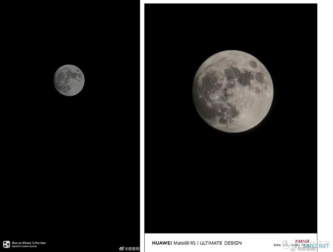 花好月圆晒月时：华为Mate 60遥遥领先同类产品，摄影实力引热议