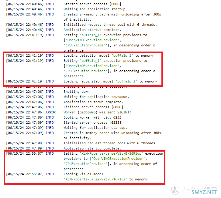 绿联&群晖，分别使用immich机器学习的效能情况