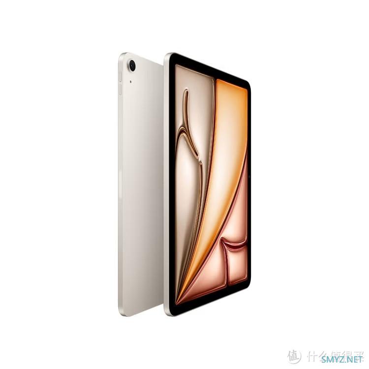 Apple/苹果 iPad Air 11英寸 M2芯片 2024年新款平板电脑(Air6/128G WLAN版/MUWE3CH/A)星光色