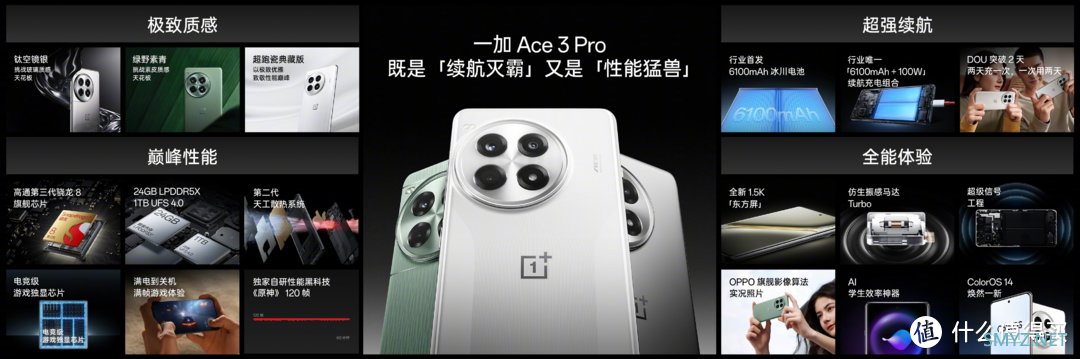 一加新品性能猛兽，一加Ace 3 Pro实测，3199元起是否值得买？一文告诉你