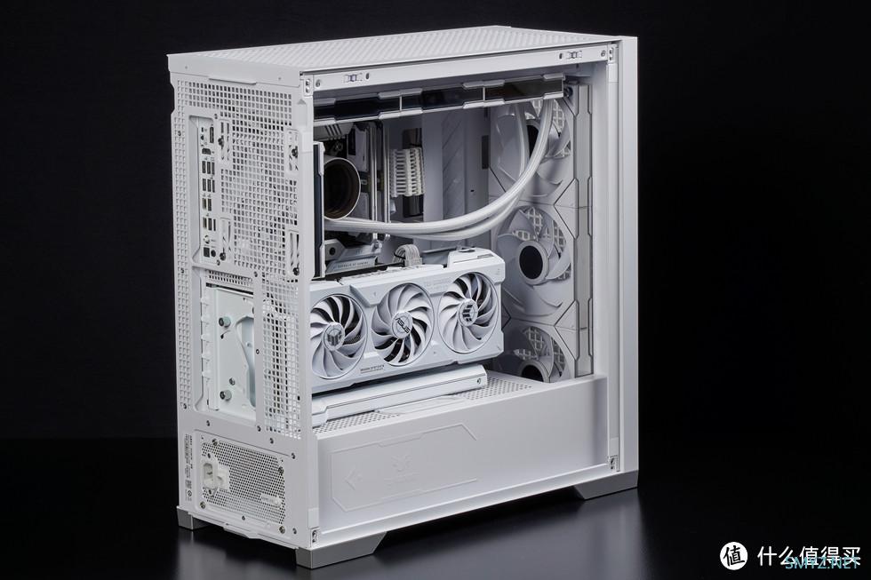 华硕 TUF GT302+Z790吹雪S+TUF 4070Ti Super 打造纯白华硕装备库主机