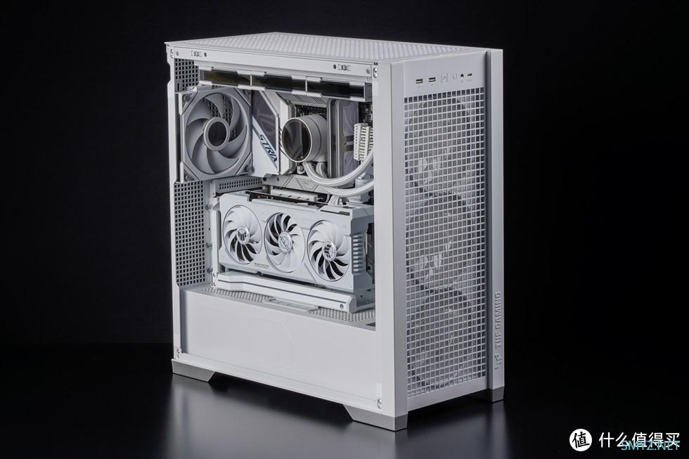 华硕 TUF GT302+Z790吹雪S+TUF 4070Ti Super 打造纯白华硕装备库主机