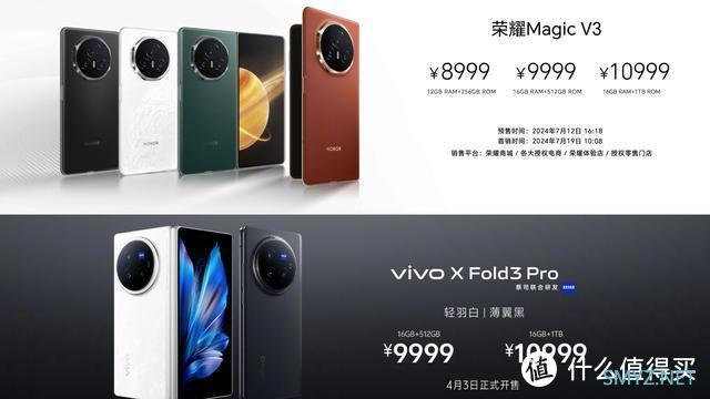 都是8999元，荣耀Magic V3和vivo X Fold3 Pro对比？你更喜欢哪款