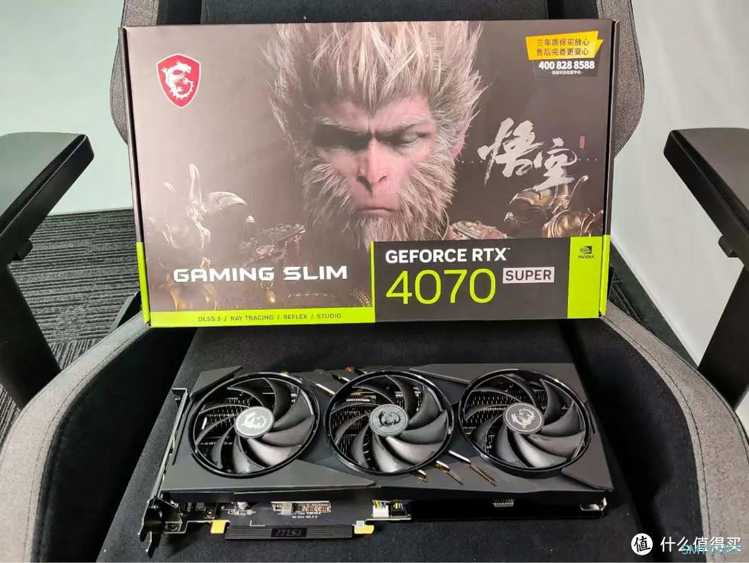 魔龙 GeForce RTX 4070 SUPER 12G GAMING SLIM WUKONG EDITION，游戏体验犹如悟空般飞速！