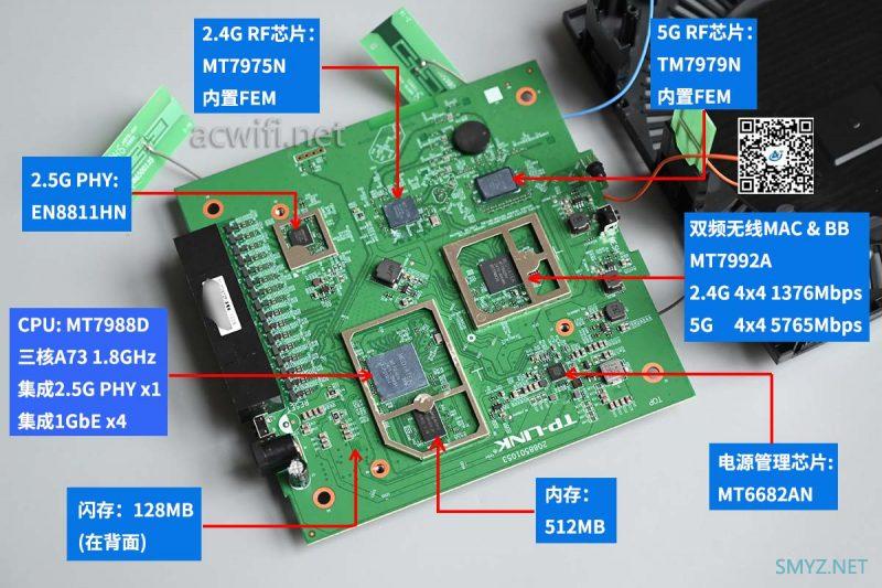 TP-LINK 7DR7250拆机Wi-Fi7 无线路由器, CPU不是6nm制程？