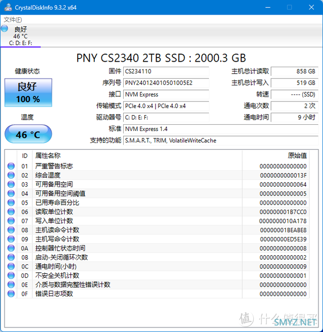 迷你主机硬盘升级：必恩威CS2340系列2TB SSD固态硬盘