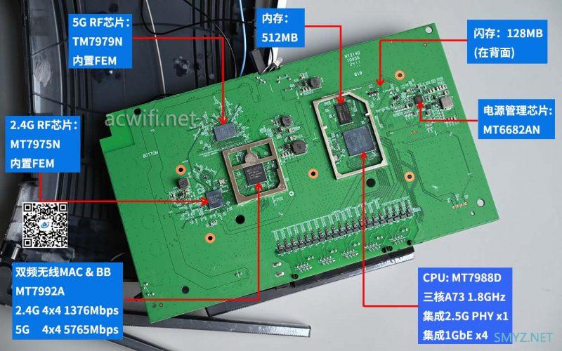 TP-LINK 7DR7230拆机BE7200无线路由器单2.5G网口