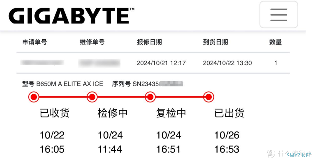 真实记录：2024年技嘉主板个人送保的全流程